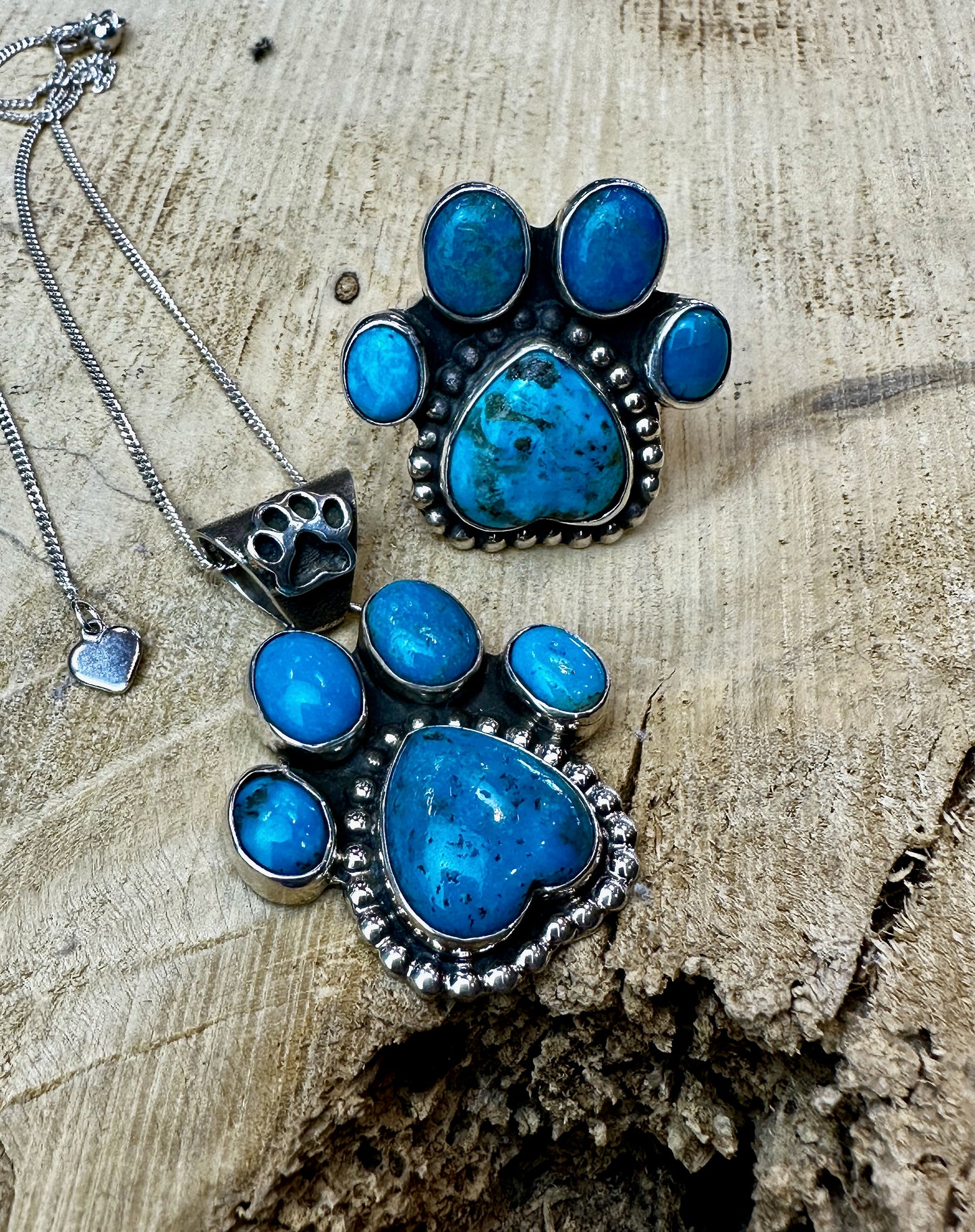 Dog Paw Pendant & Chain