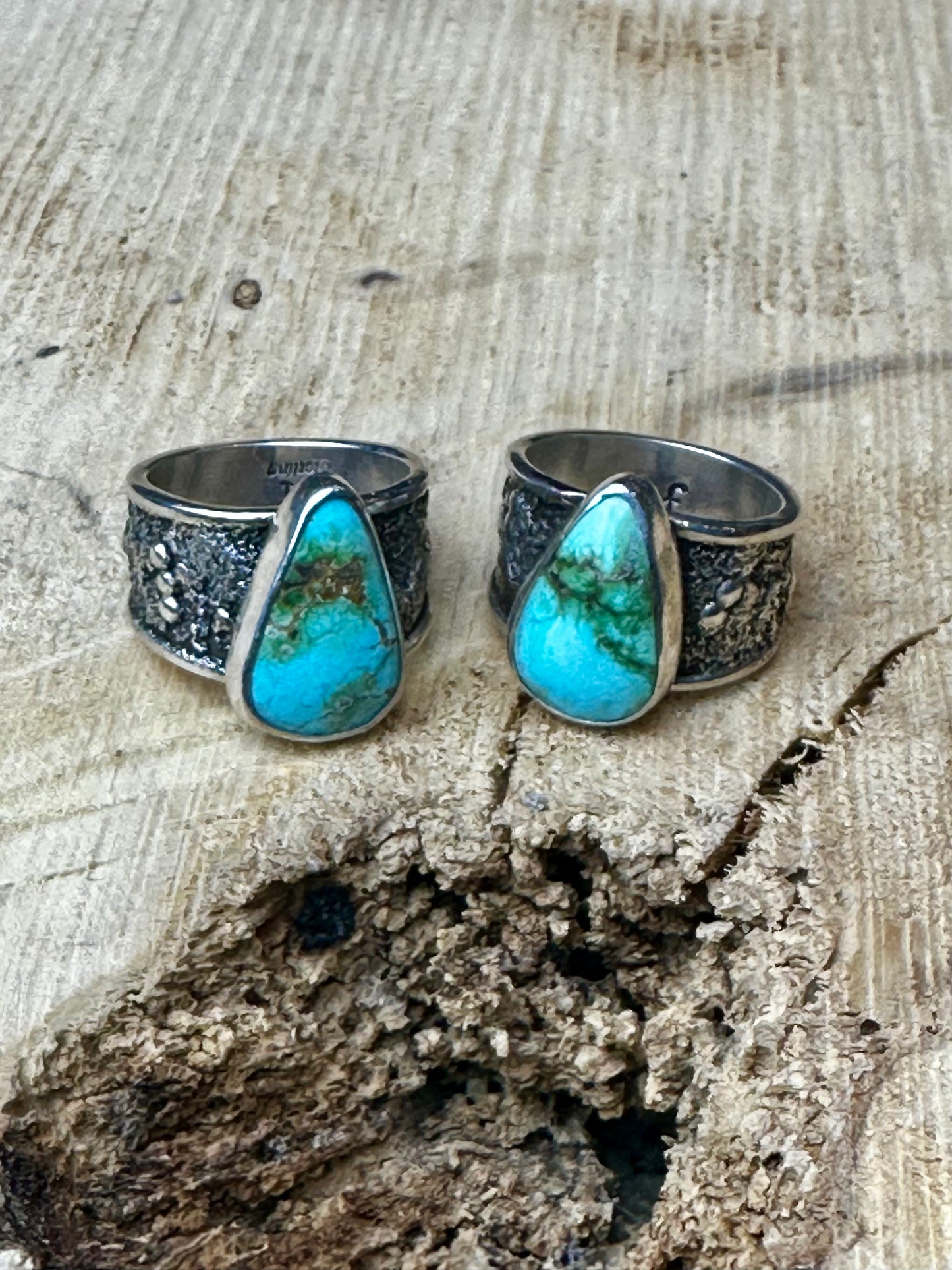 Sonoran Gold Turquoise Wide Band Ring
