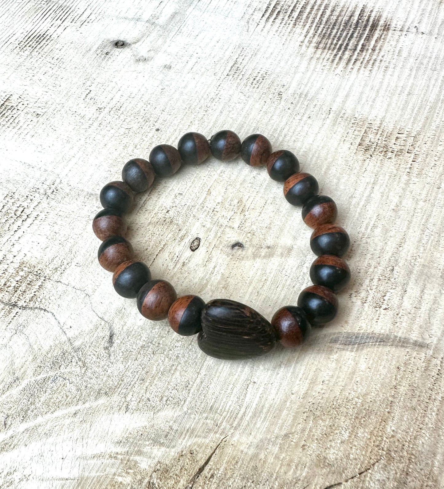 Wood Beaded Bracelets