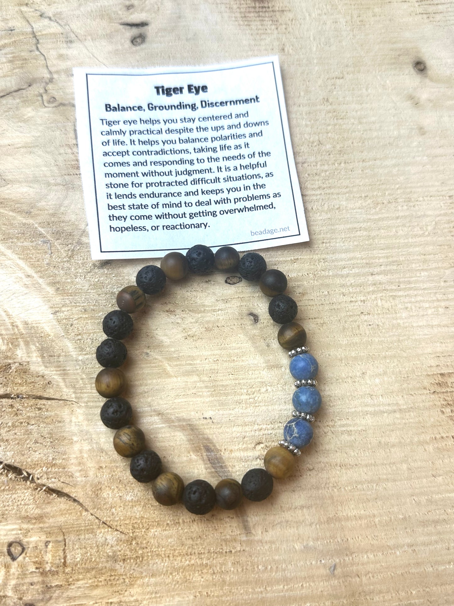 Tiger Eye Beaded Bracelet