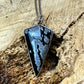 Snowflake Obsidian Kite pendant/chain