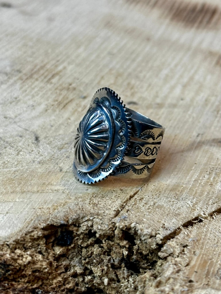 Master Concho Stamped Ring