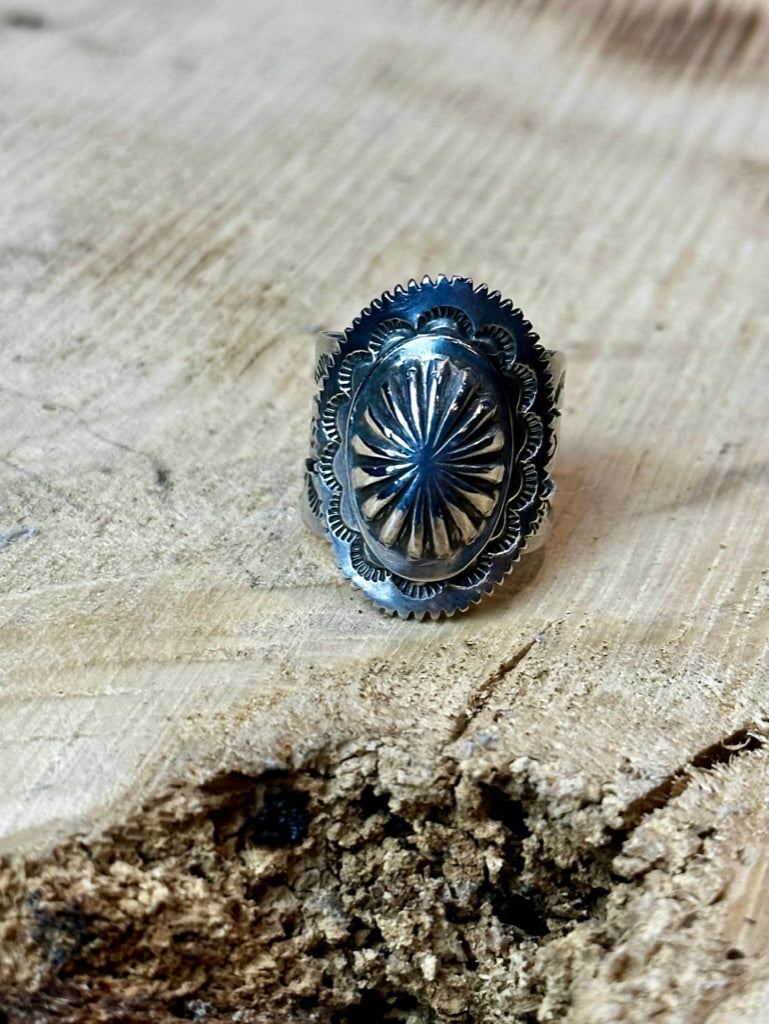Master Concho Stamped Ring