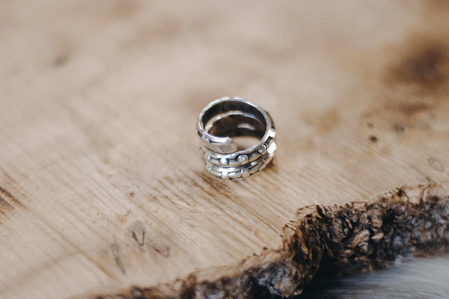 Triple Snake Sterling Silver Ring