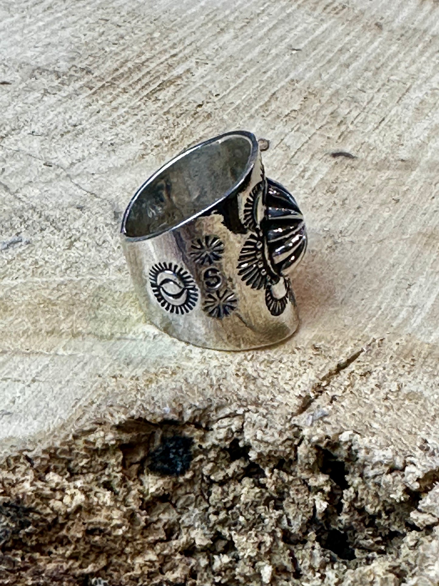 Concho Stamped Ring