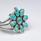 Sonoran Gold Turquoise Sterling Silver Bracelet - Statement Piece!
