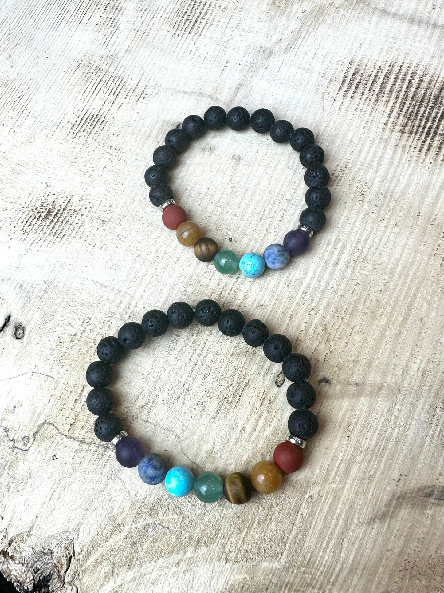 Lava Rock Beaded Bracelet