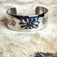 Rectangular Concho Stamped Sterling Silver Bracelet